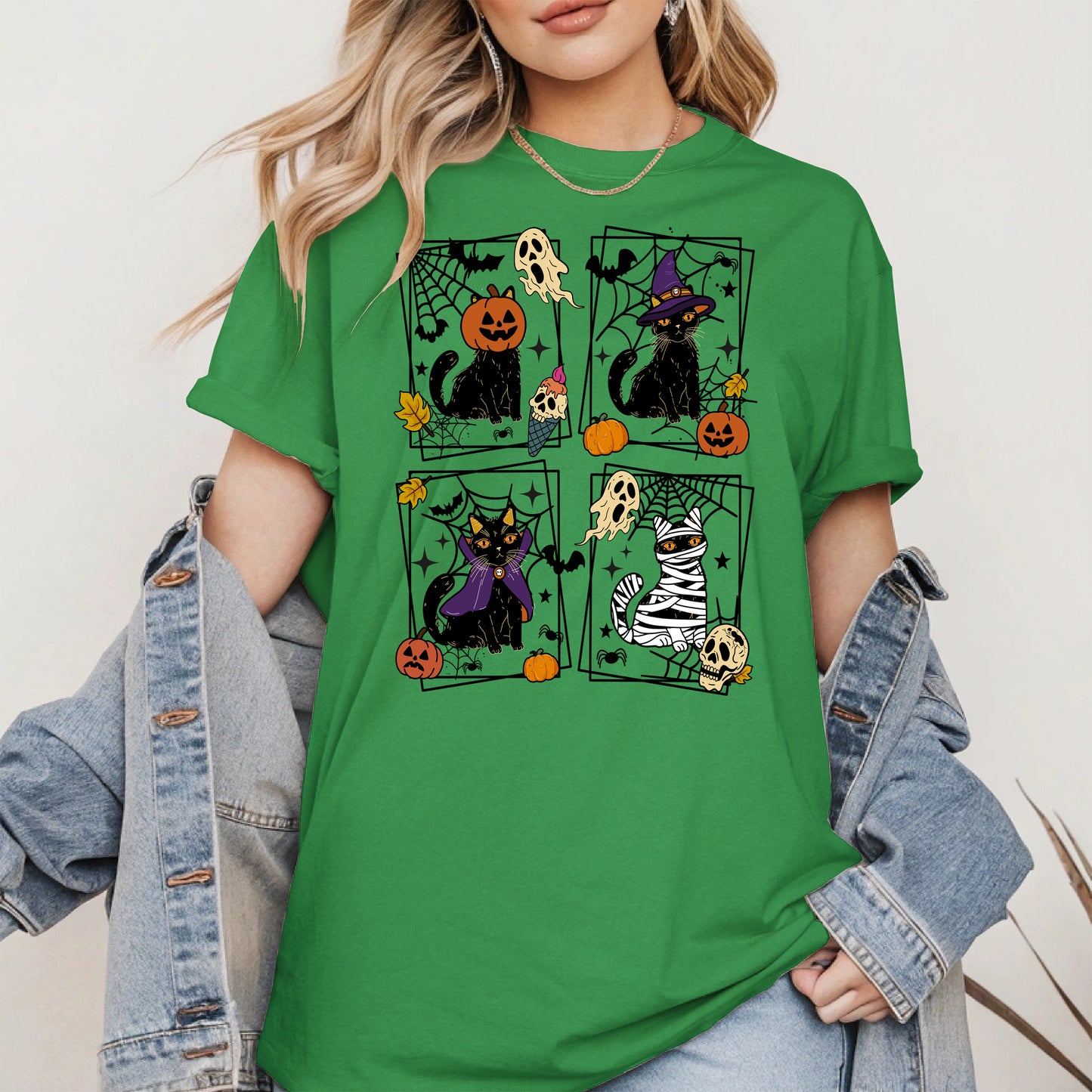 Black Cat Halloween shirt and hoodie