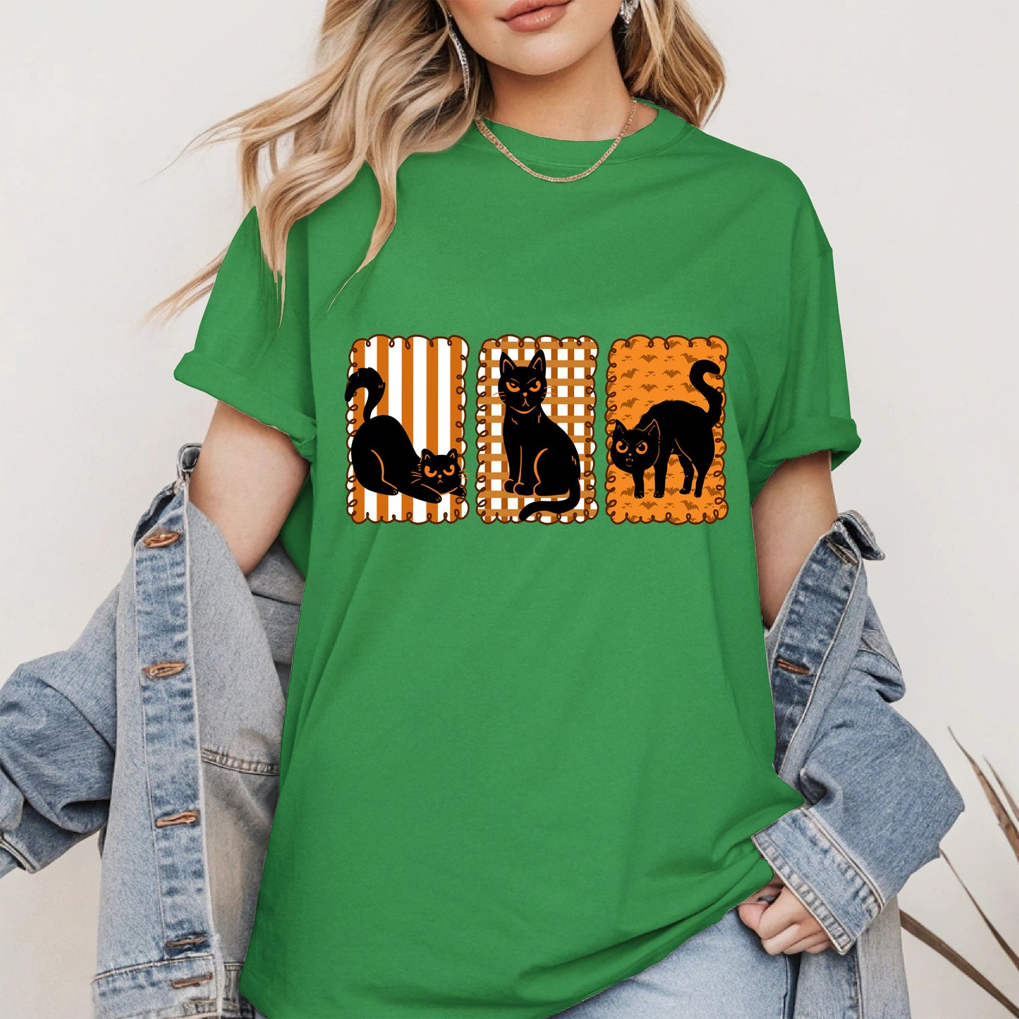 Black Cat Halloween shirt and sweatshirt