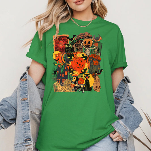 Collage Halloween shirt and hoodie