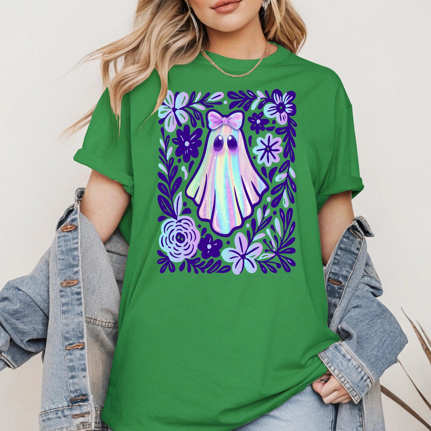 Iridescent Ghost halloween shirt