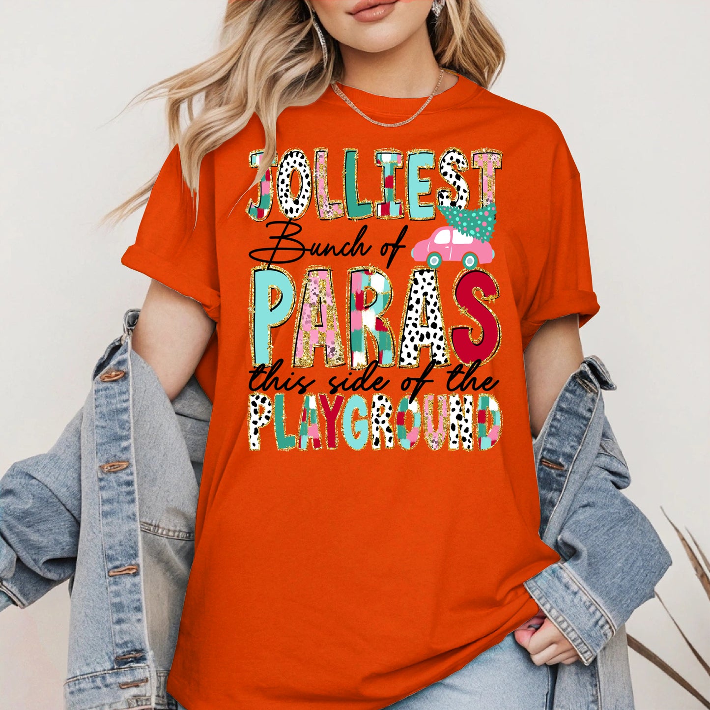 Jolliest Bunch of Teachers Christmas Shirt