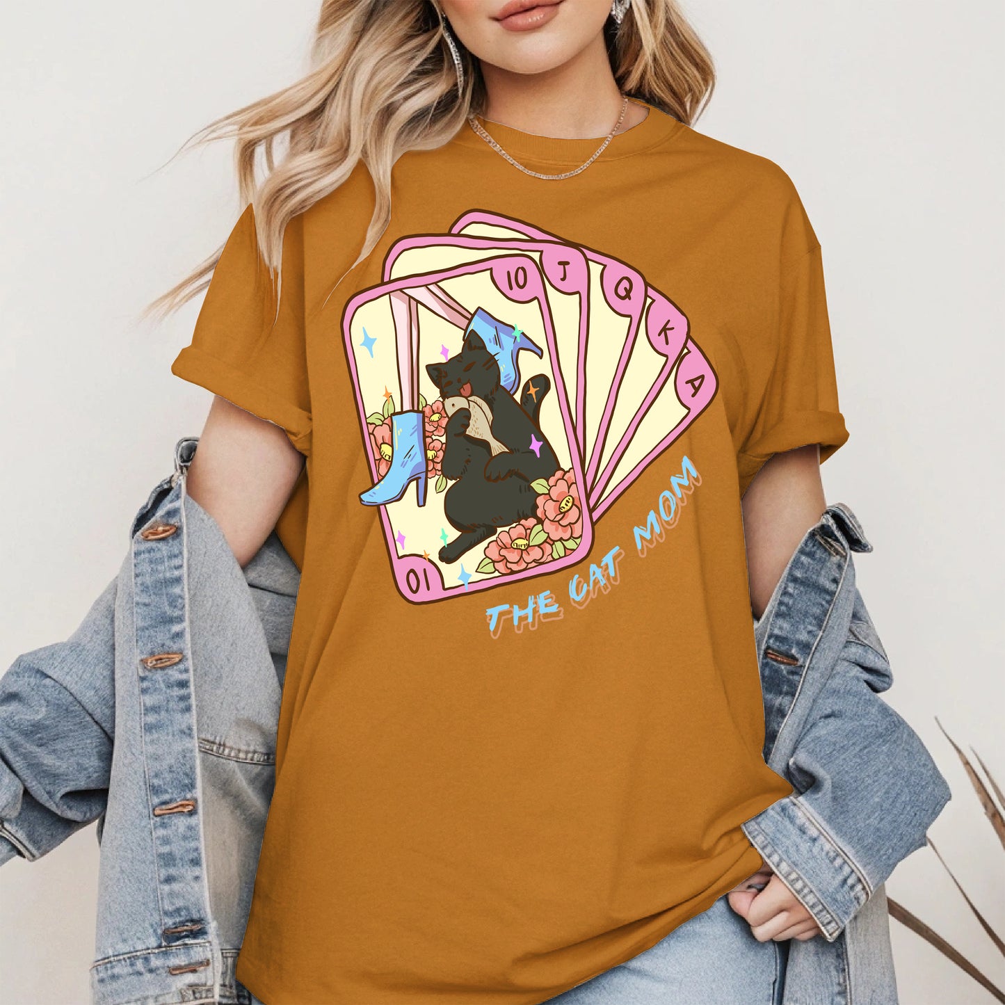 The Cat Mom Tarot Card Tee