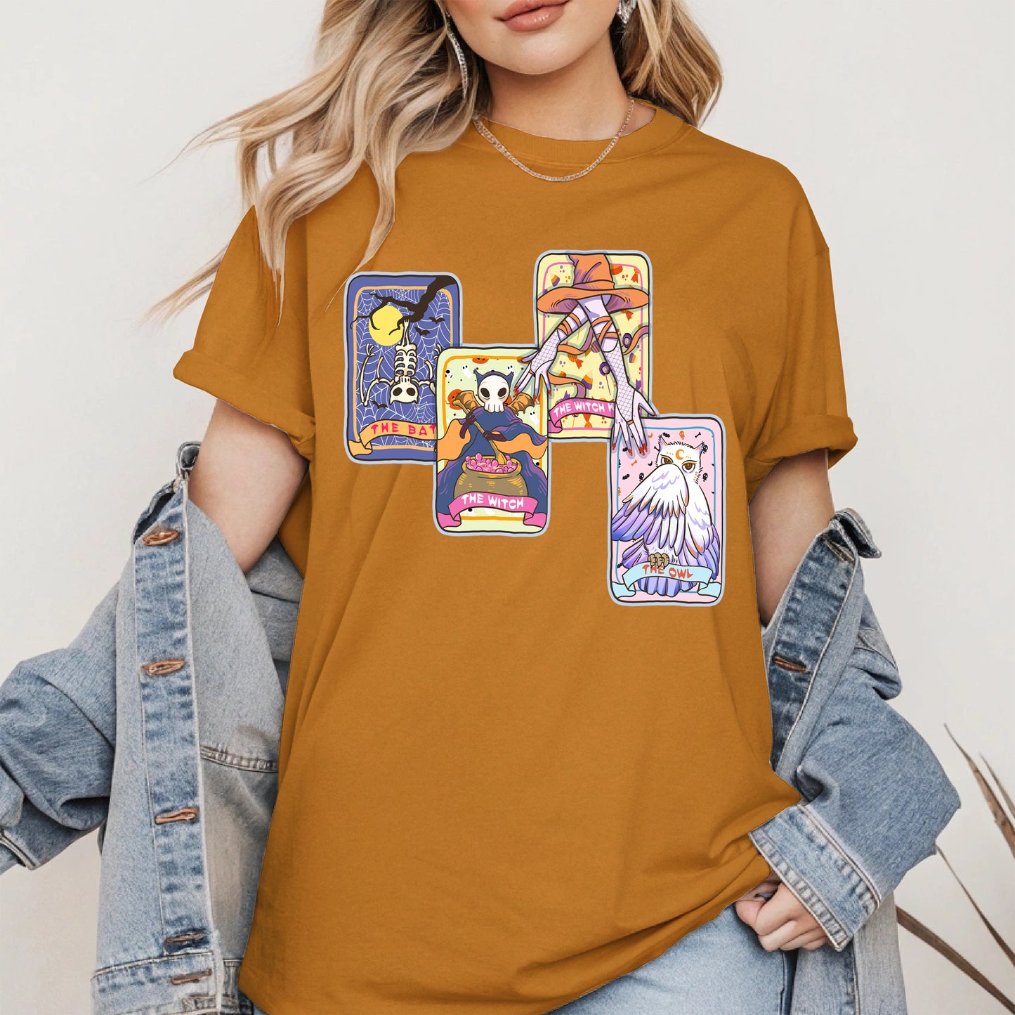 Halloween Tarot Card Trio Tee