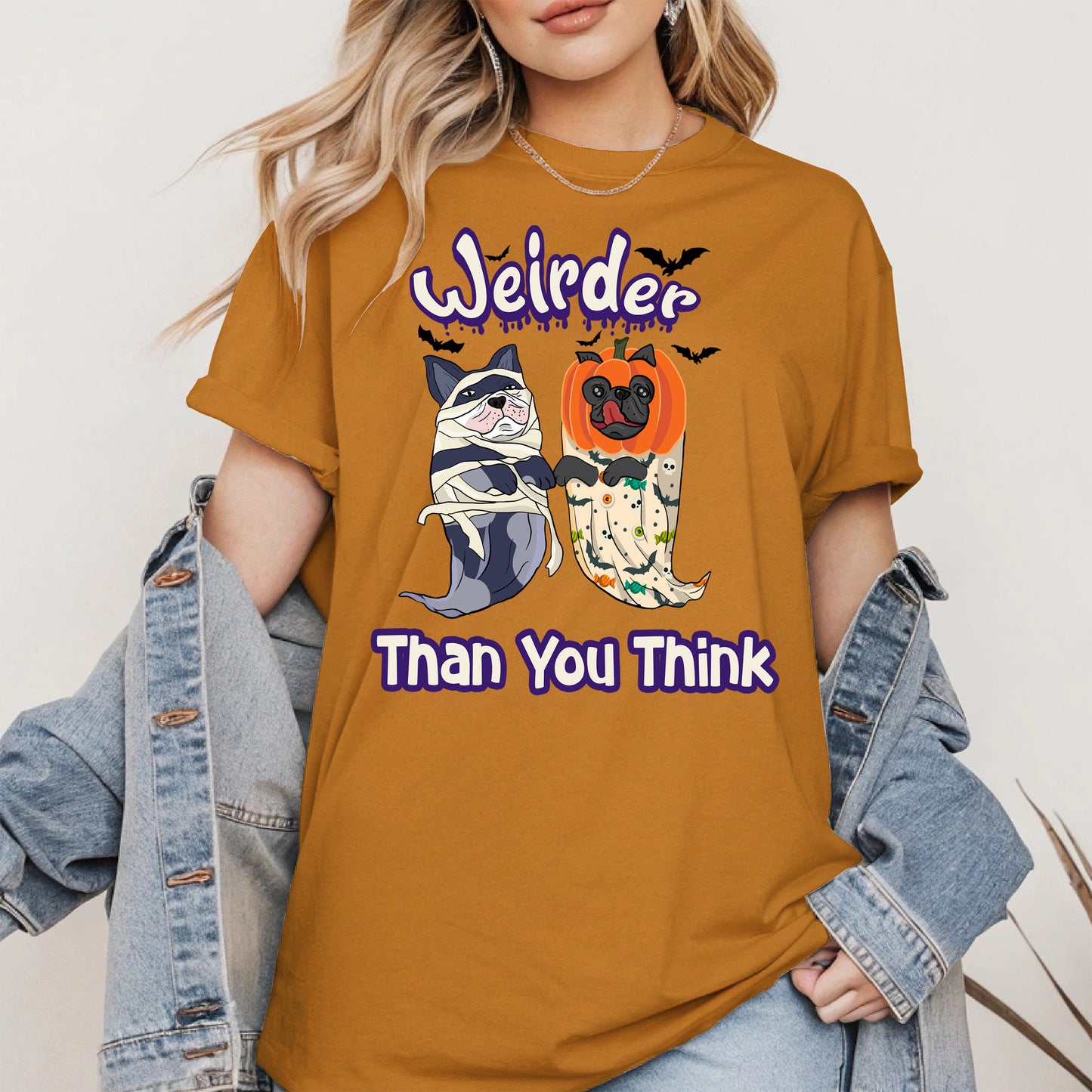 Weirder Than You Think Dog Ghost Tee