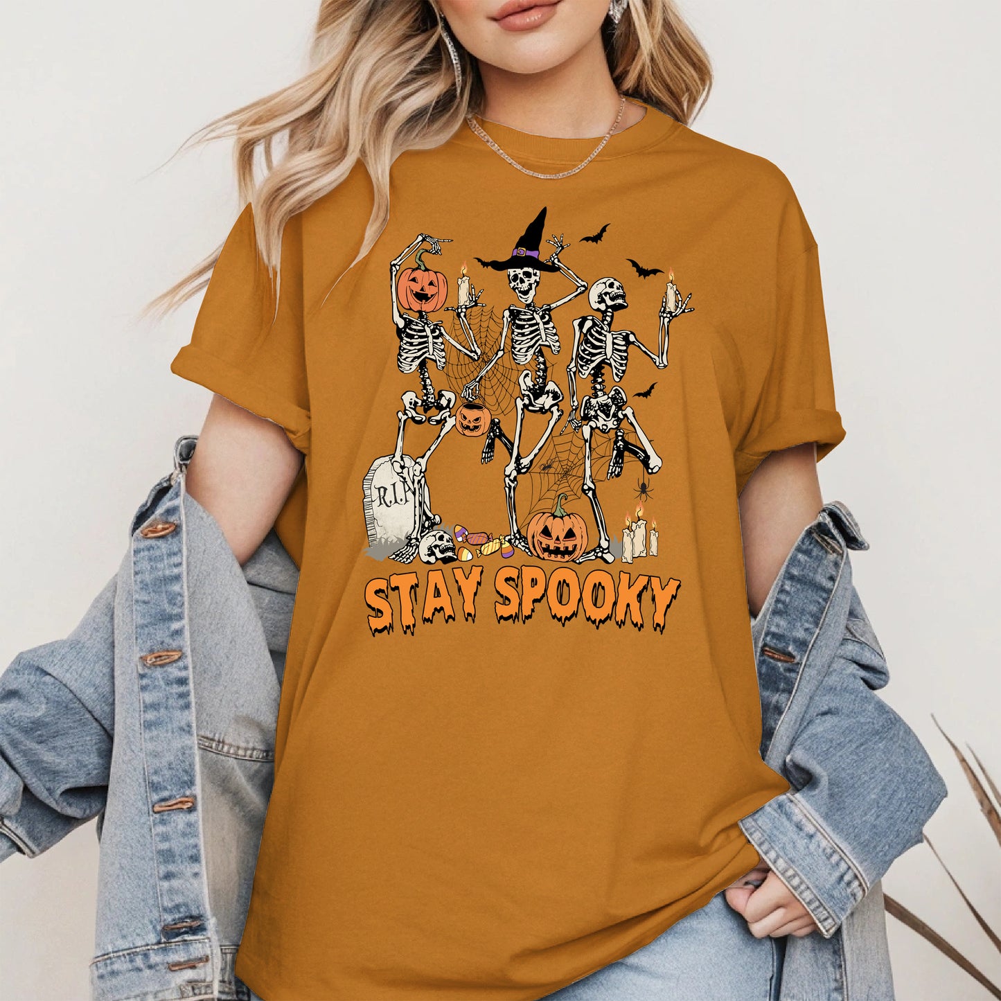 Dancing Skeleton Stay Spooky Shirt
