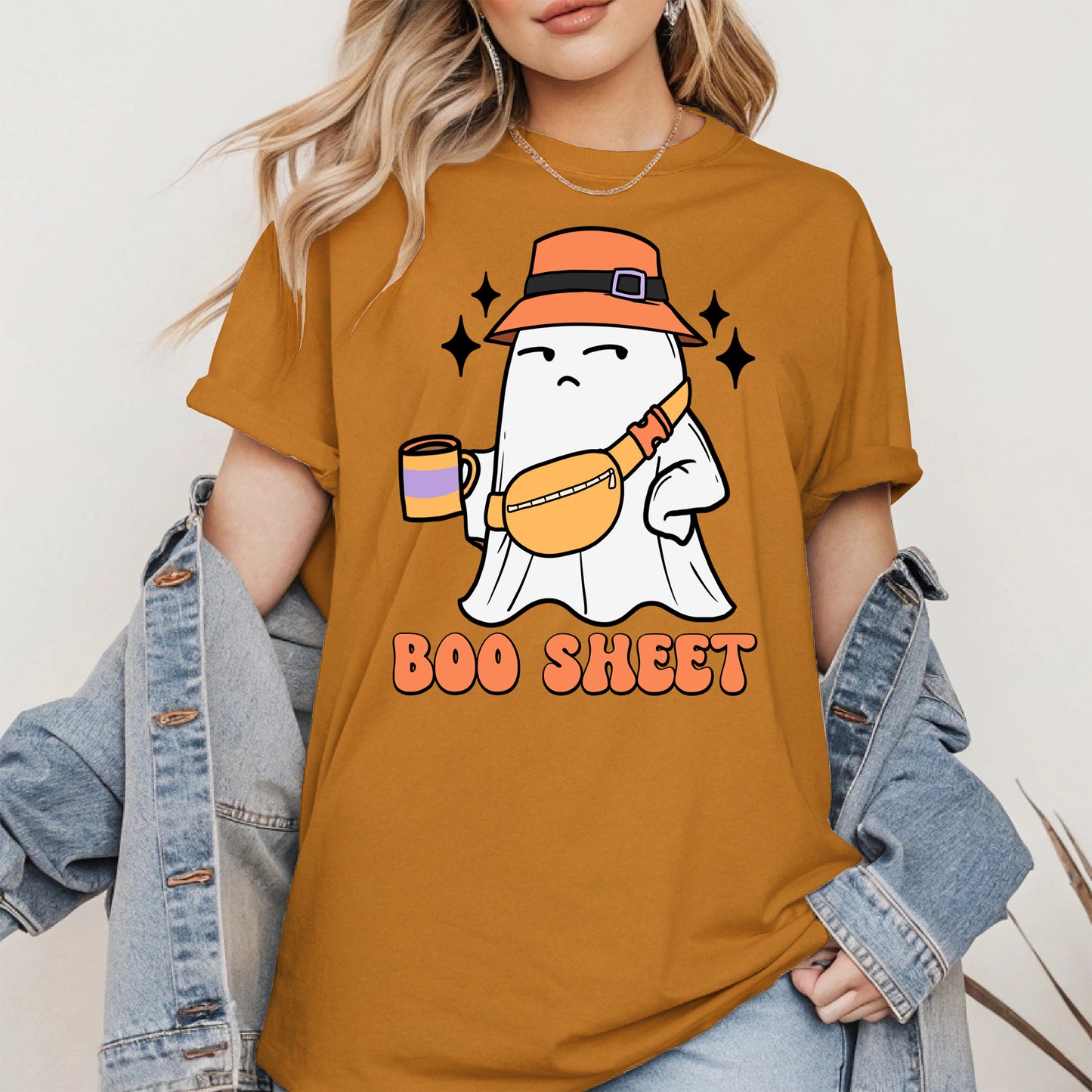 Funny Boo Sheet Halloween Shirt