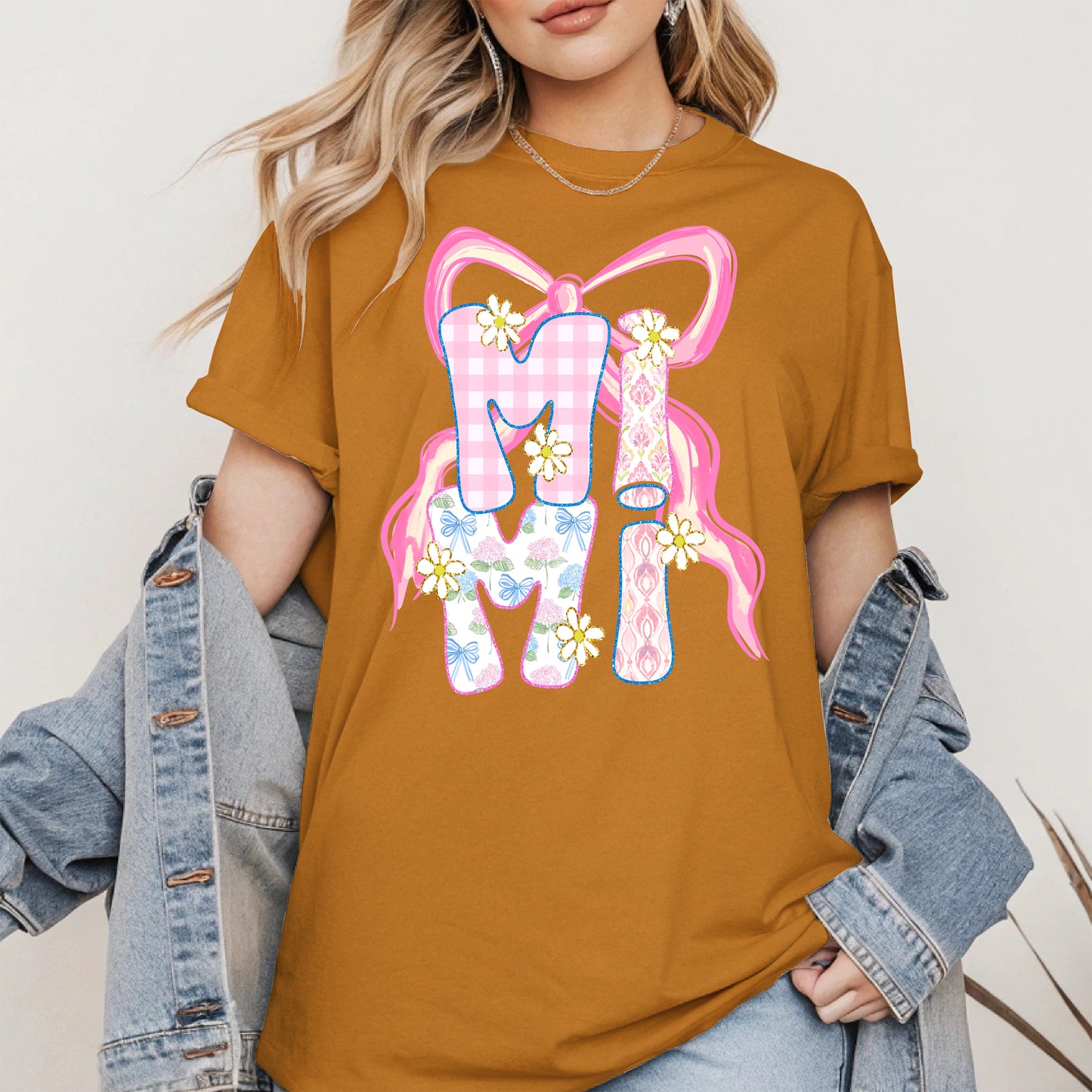 Cute MIMI Shirt Mother Tee Hoodie Sweatshirt Gift for Grandma