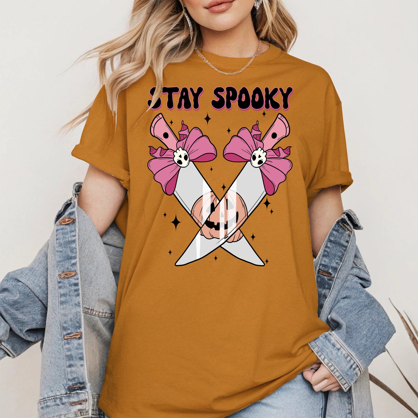 Stay Spooky Knife Halloween Shirt