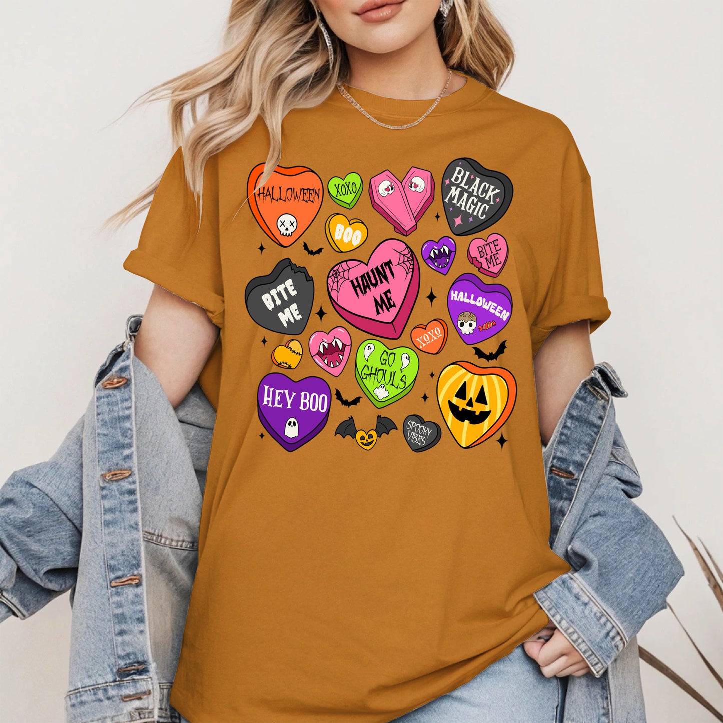 Halloween Candy Hearts Shirt