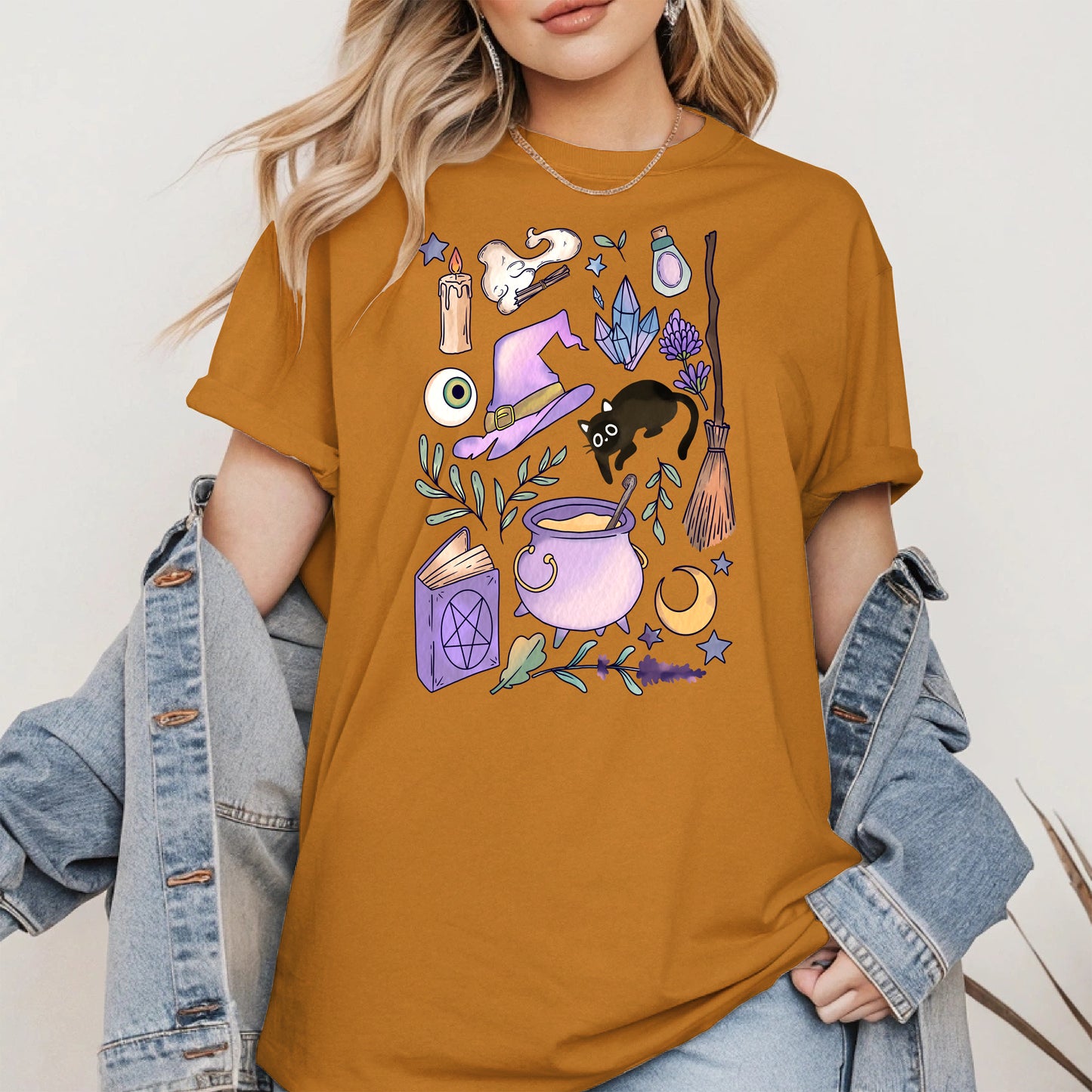 Witchy Aesthetic Halloween Shirt