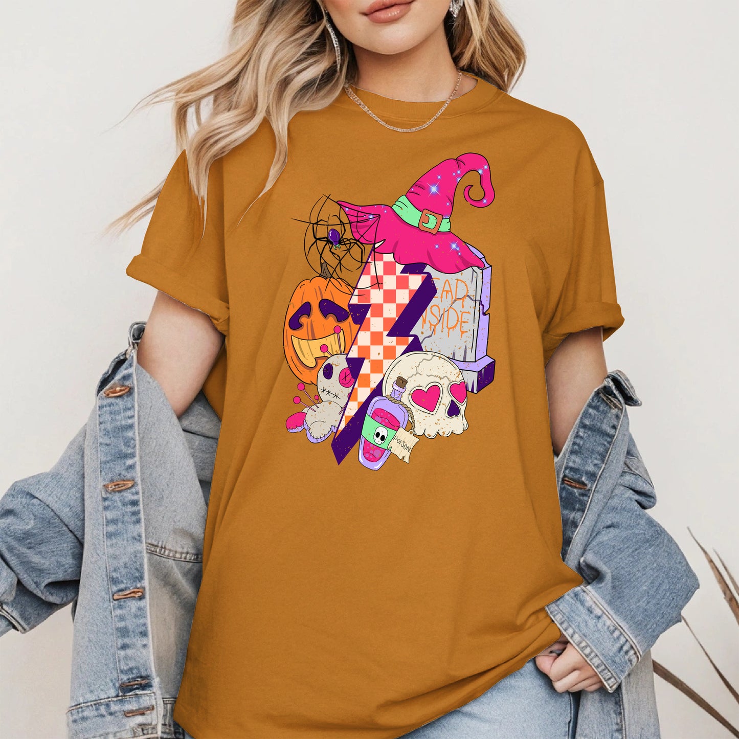 Witchy Lightning Halloween Shirt