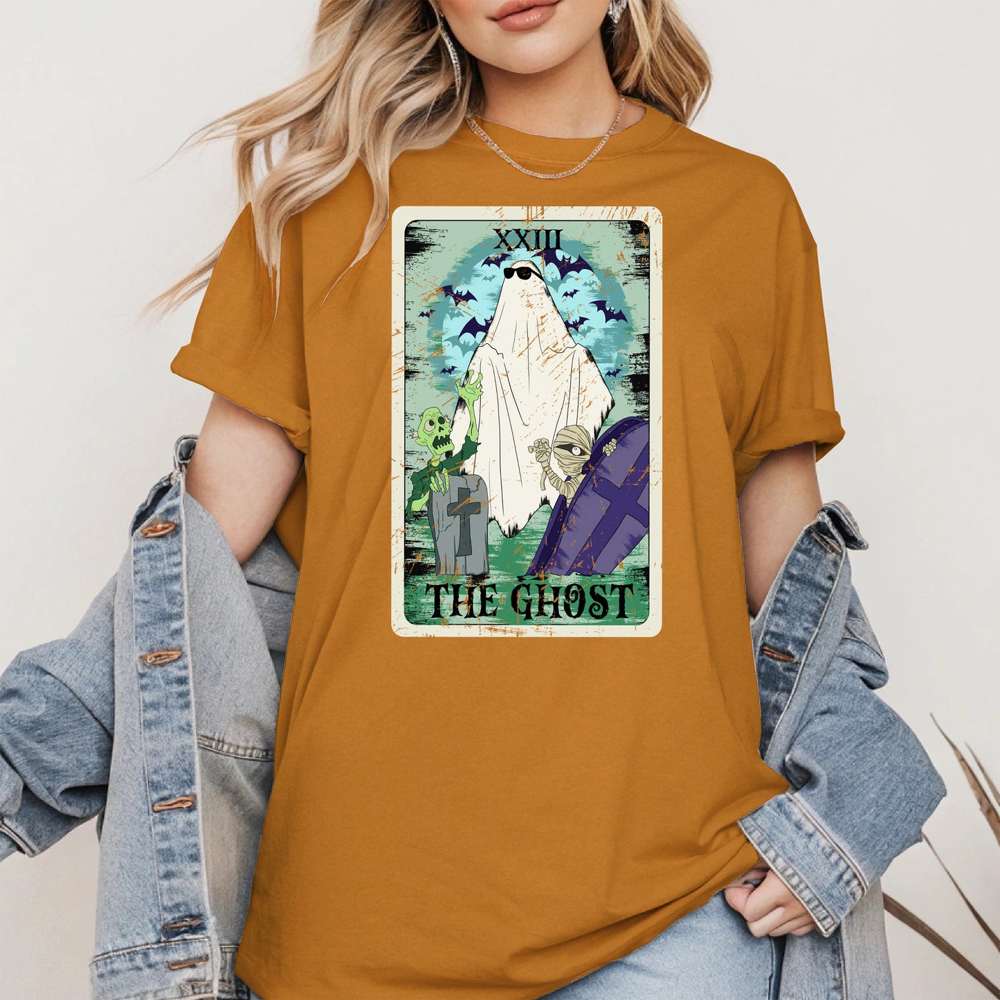 The Ghost Tarot Halloween Shirt