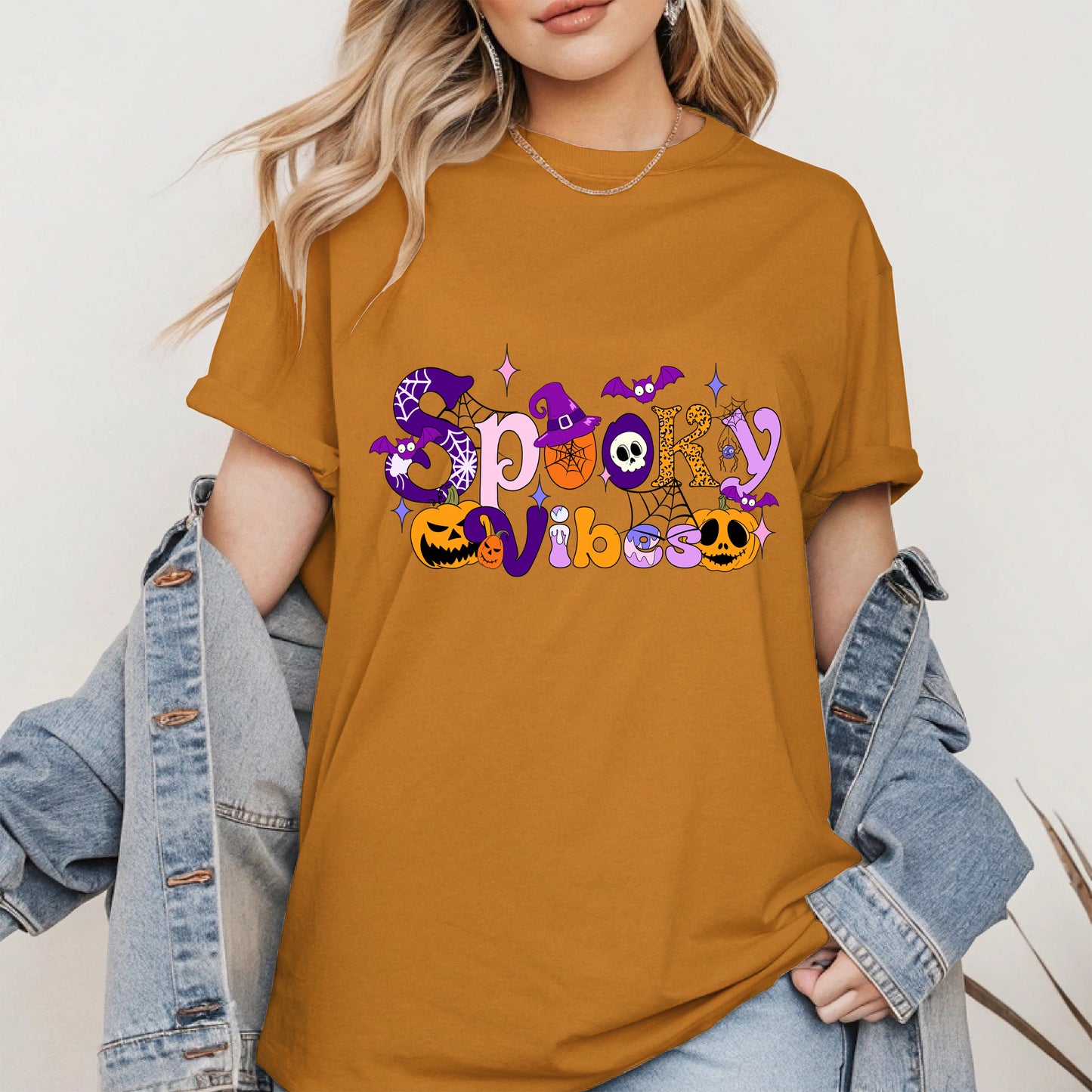 Spooky Vibes Halloween Sweatshirt