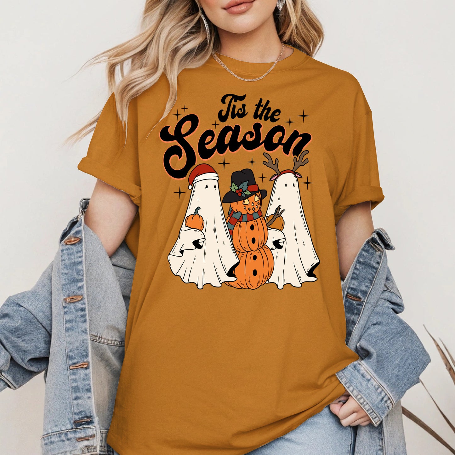 Ghost Pumpkin Season Shirt Halloween