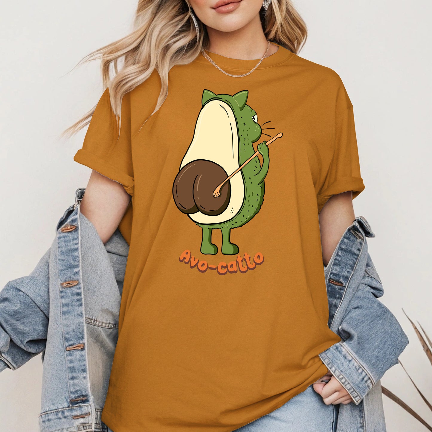 Avo-catto Shirt Hoodie Sweatshirt