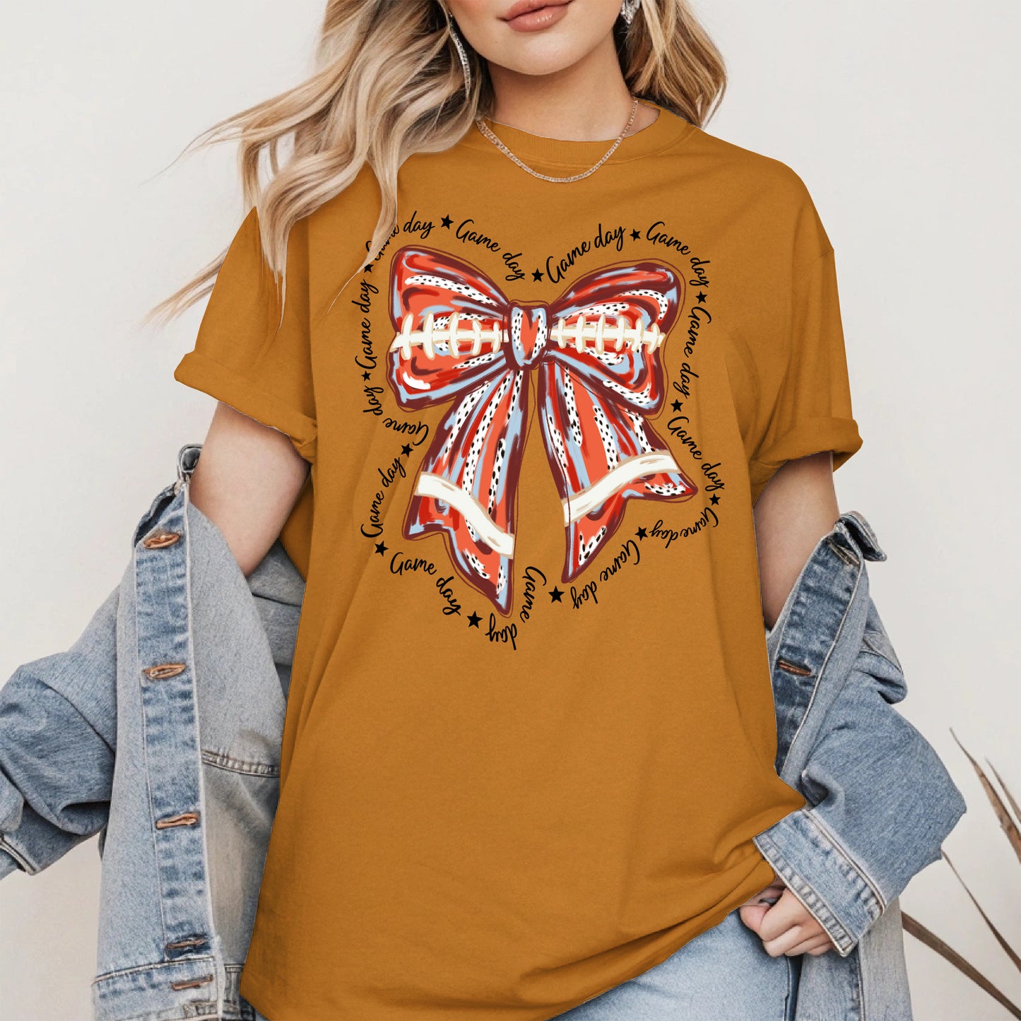 Baseball Bow Shirt Sport Tee Hoodie Sweatshirt Gift for Fans and Moms
