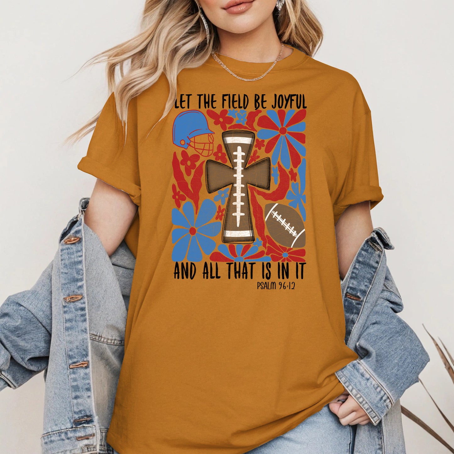 Faith Football Shirt Sport Tee Hoodie Sweatshirt Gift for Fans