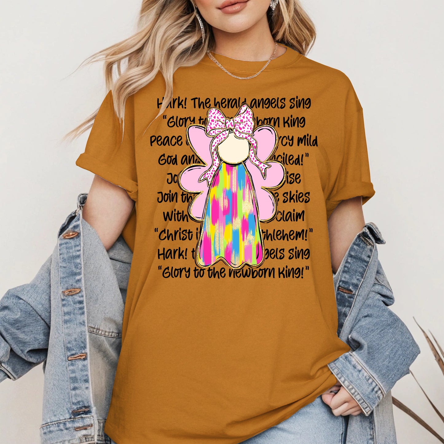 Colorful Angel Christmas Shirt
