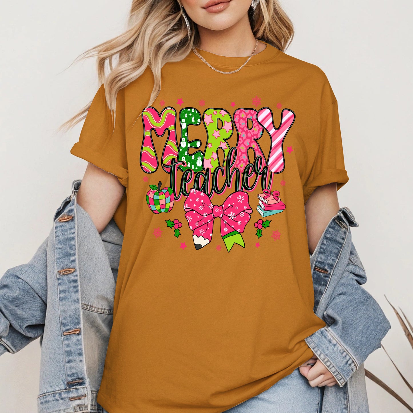 Merry Teacher Christmas Shirt