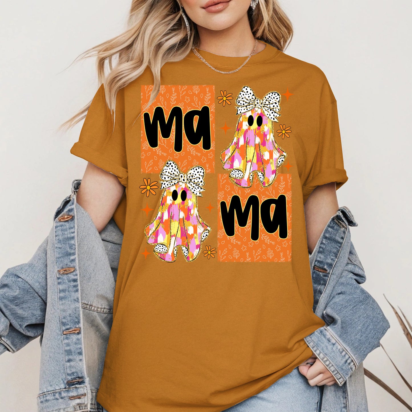 Mama Boo Ghost halloween shirt