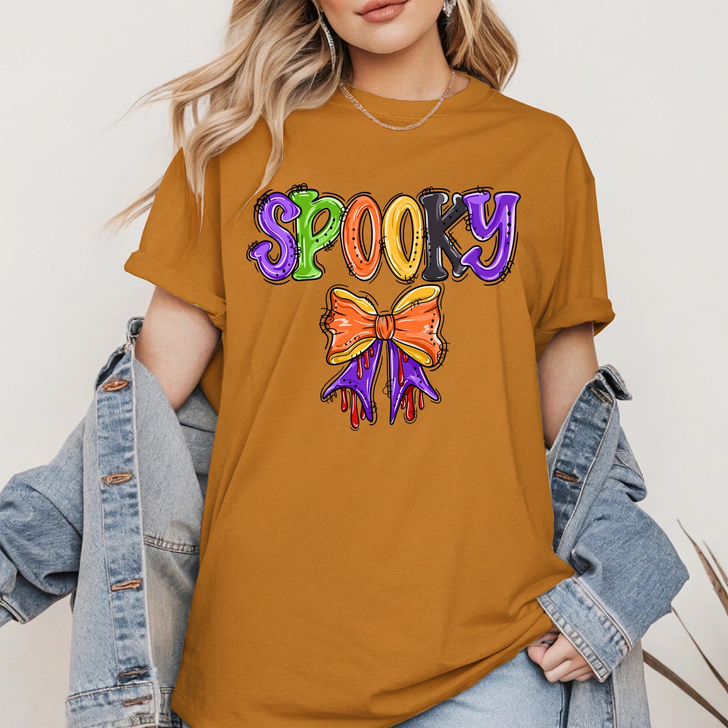 Spooky Letter Hand-drawing shirt