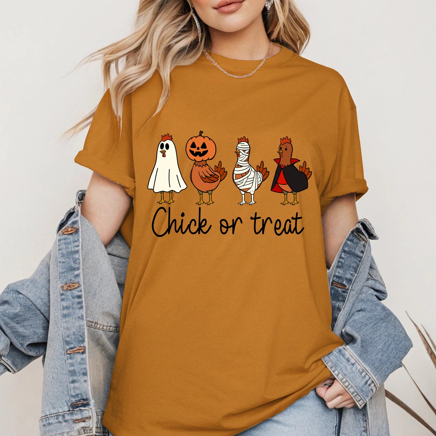 Chick or treat halloween shirt