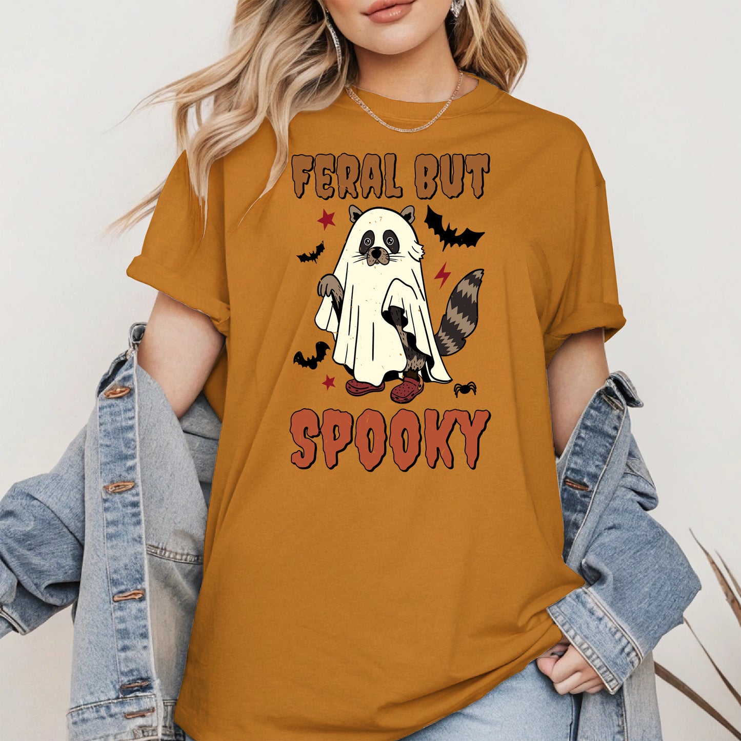 Feral But Spooky halloween shirt
