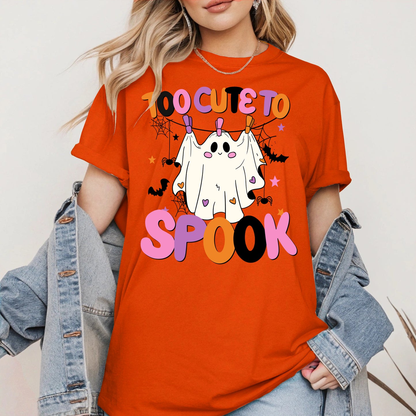 Too cute to spook halloween shirt