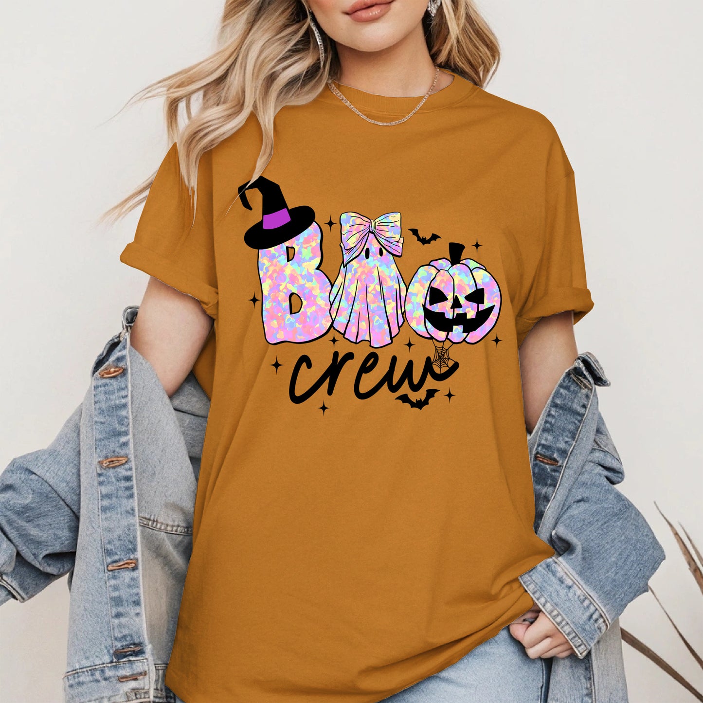 Boo Crew halloween shirt and hoodie