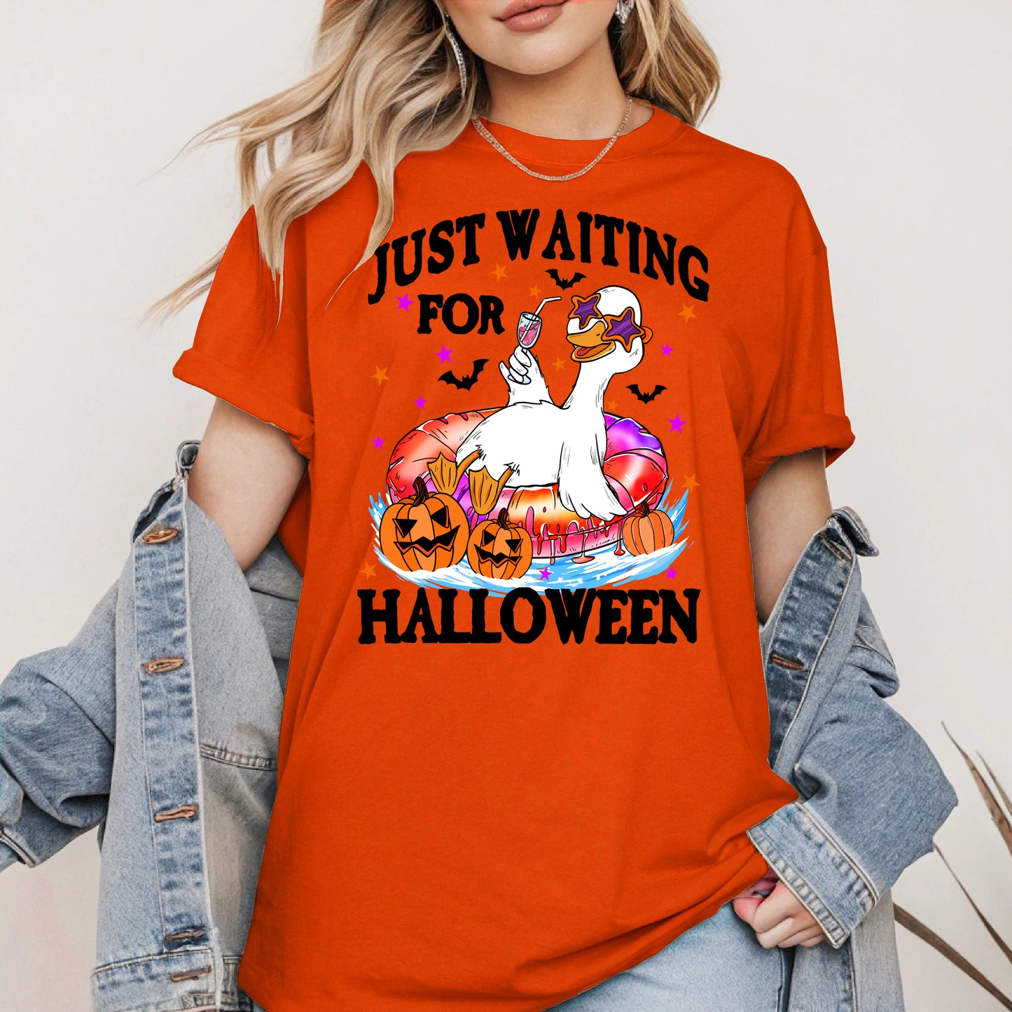 Just waiting for Halloween halloween shirt