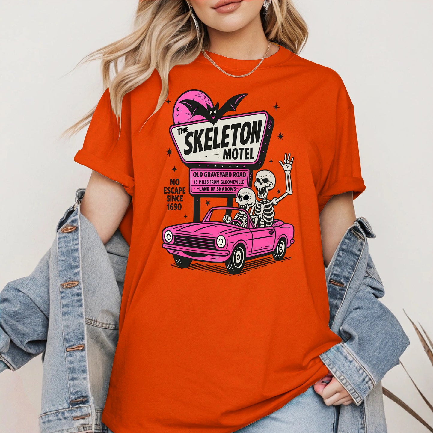 The Skeleton Hotel halloween shirt