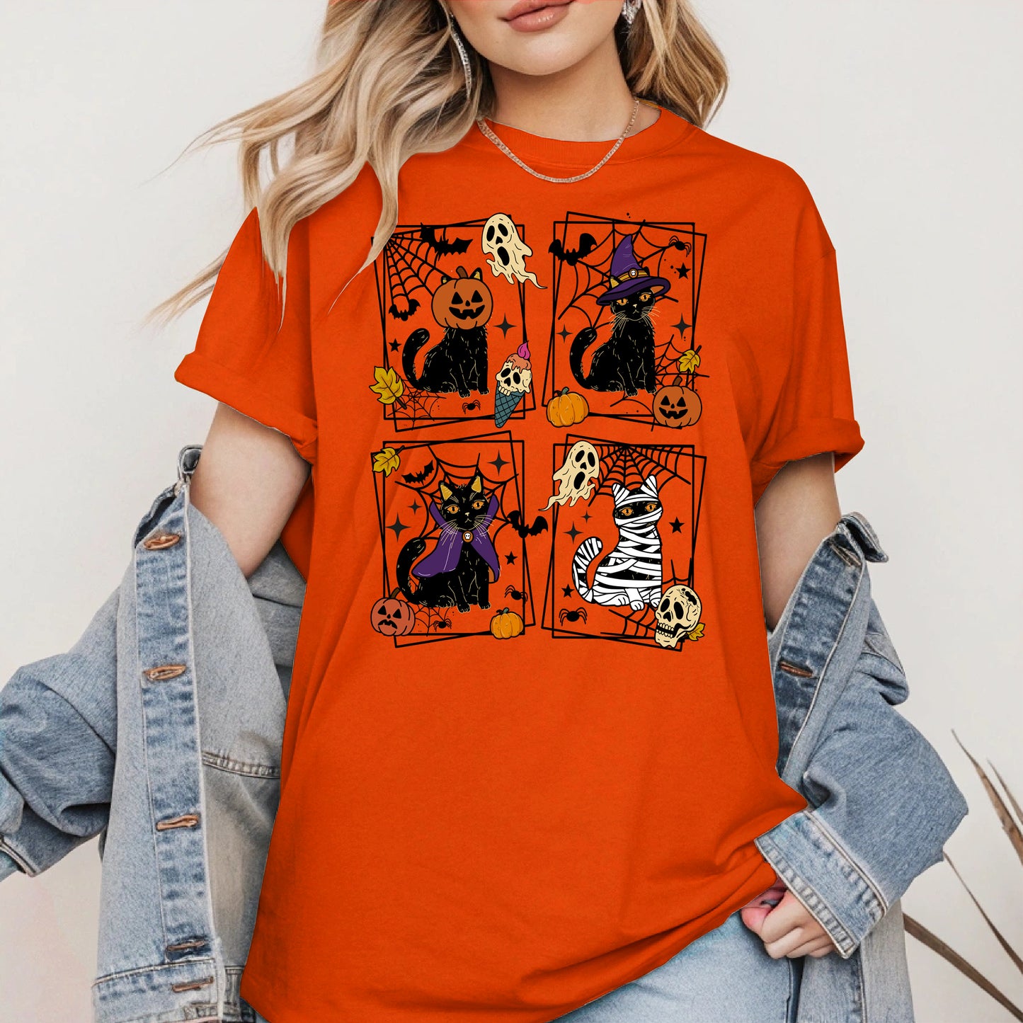 Black Cat Halloween shirt and hoodie