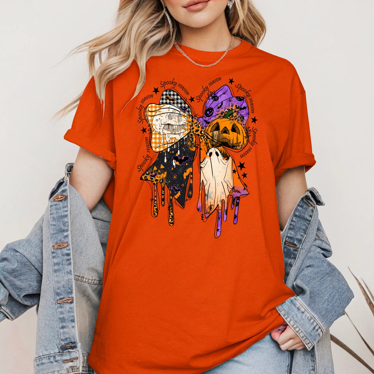 Halloween Coquette Bow shirt and hoodie