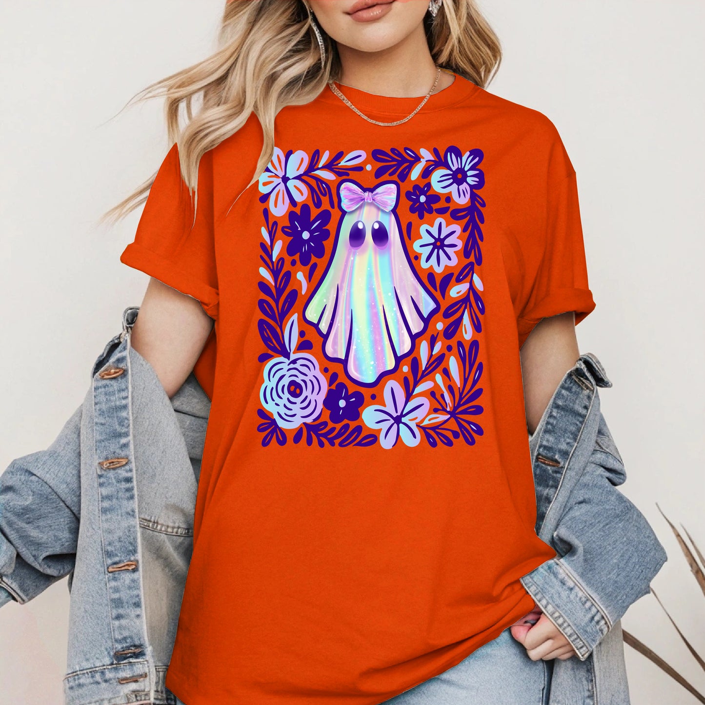 Iridescent Ghost halloween shirt