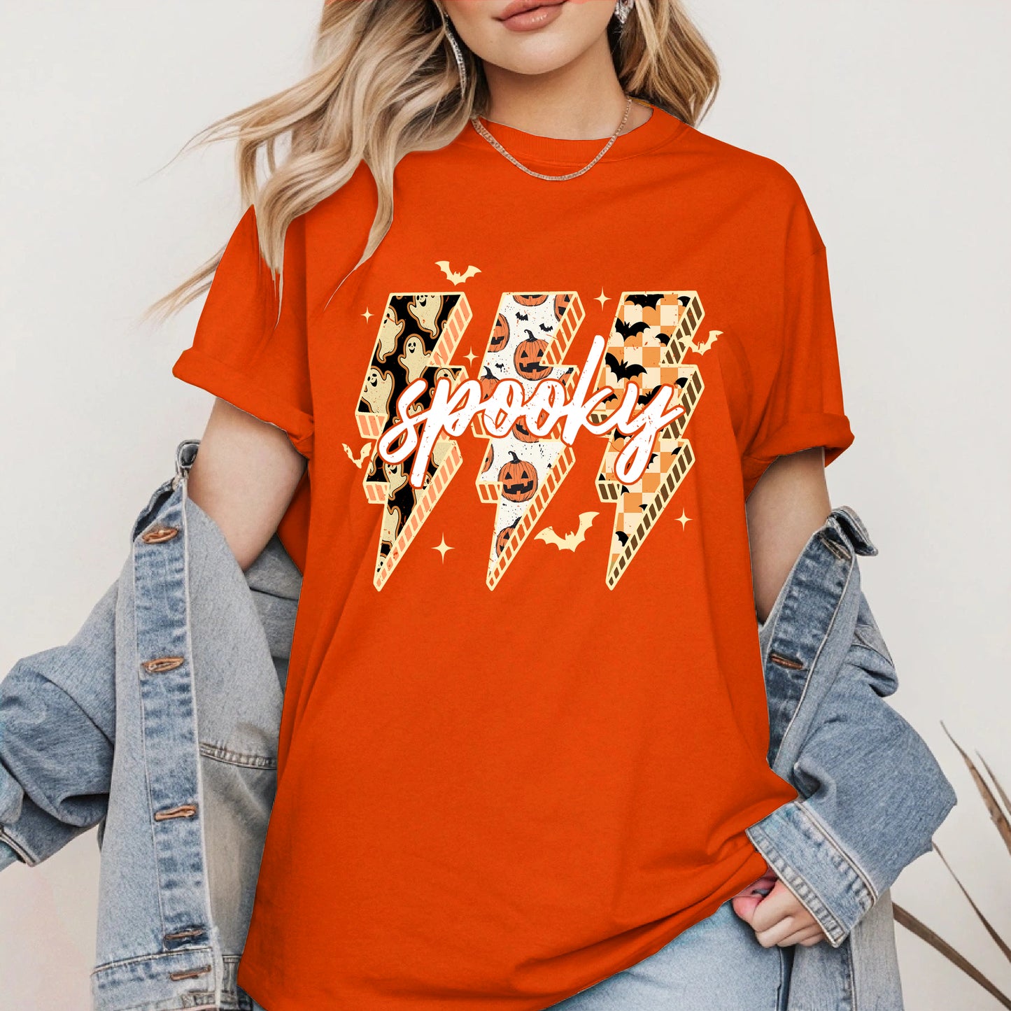 Spooky Lightning Bolt Halloween shirt