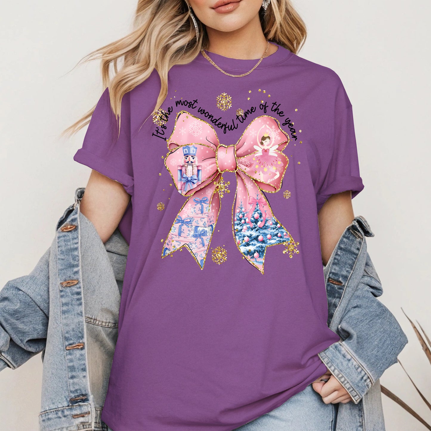 It is the Most Wonderful Time Christmas Bow Shirt