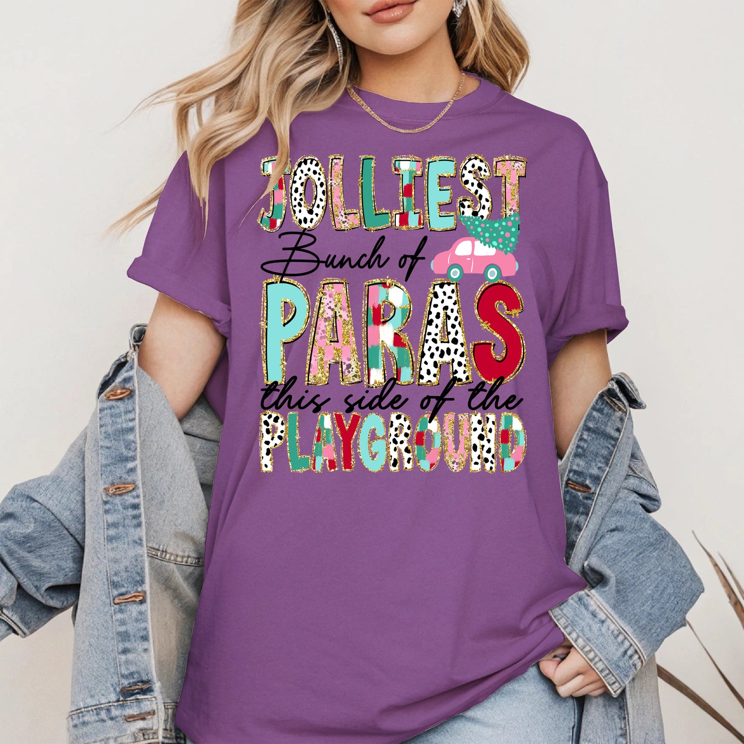 Jolliest Bunch of Teachers Christmas Shirt