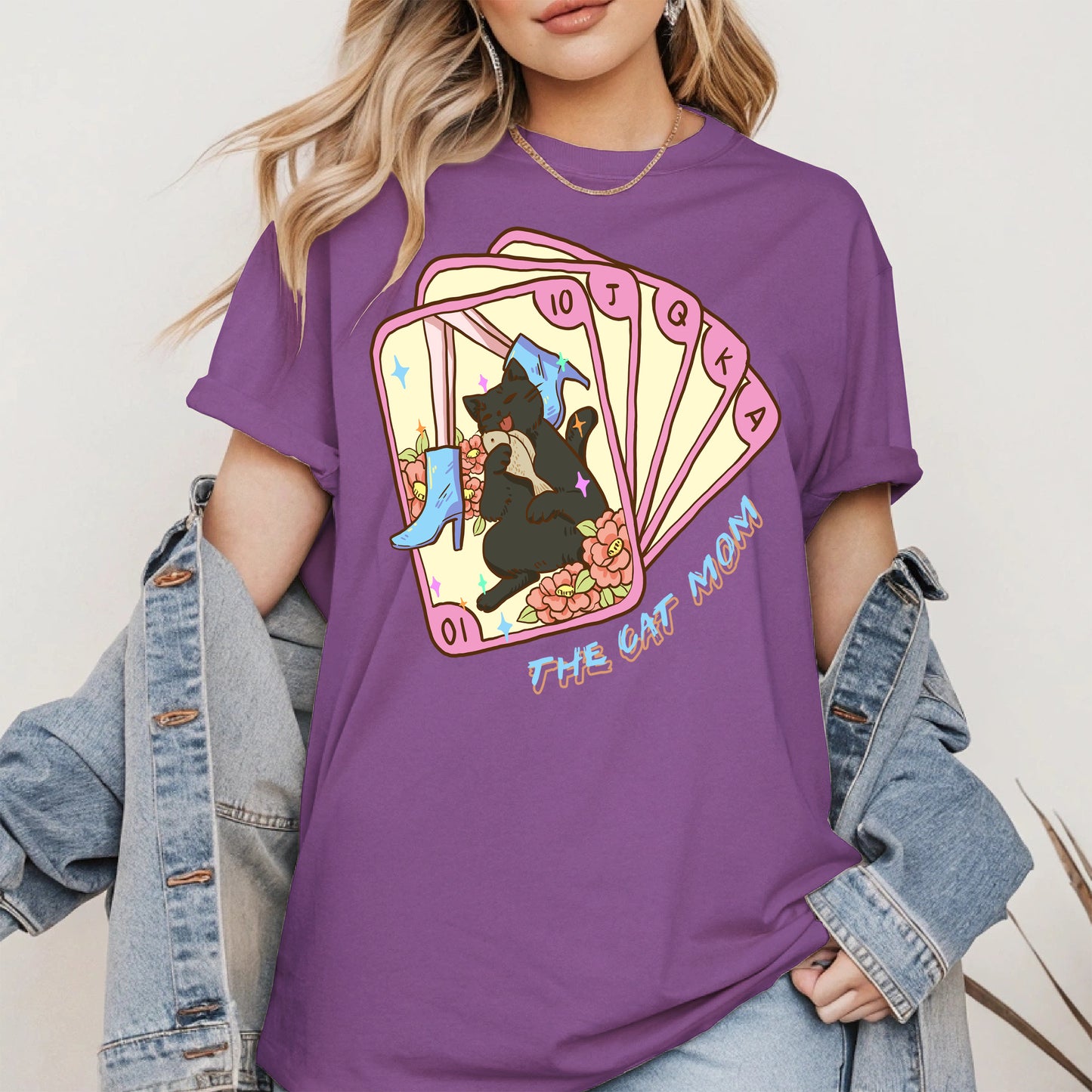 The Cat Mom Tarot Card Tee