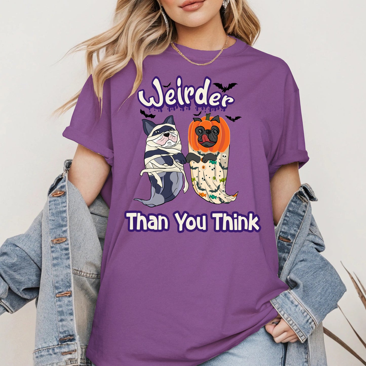 Weirder Than You Think Dog Ghost Tee