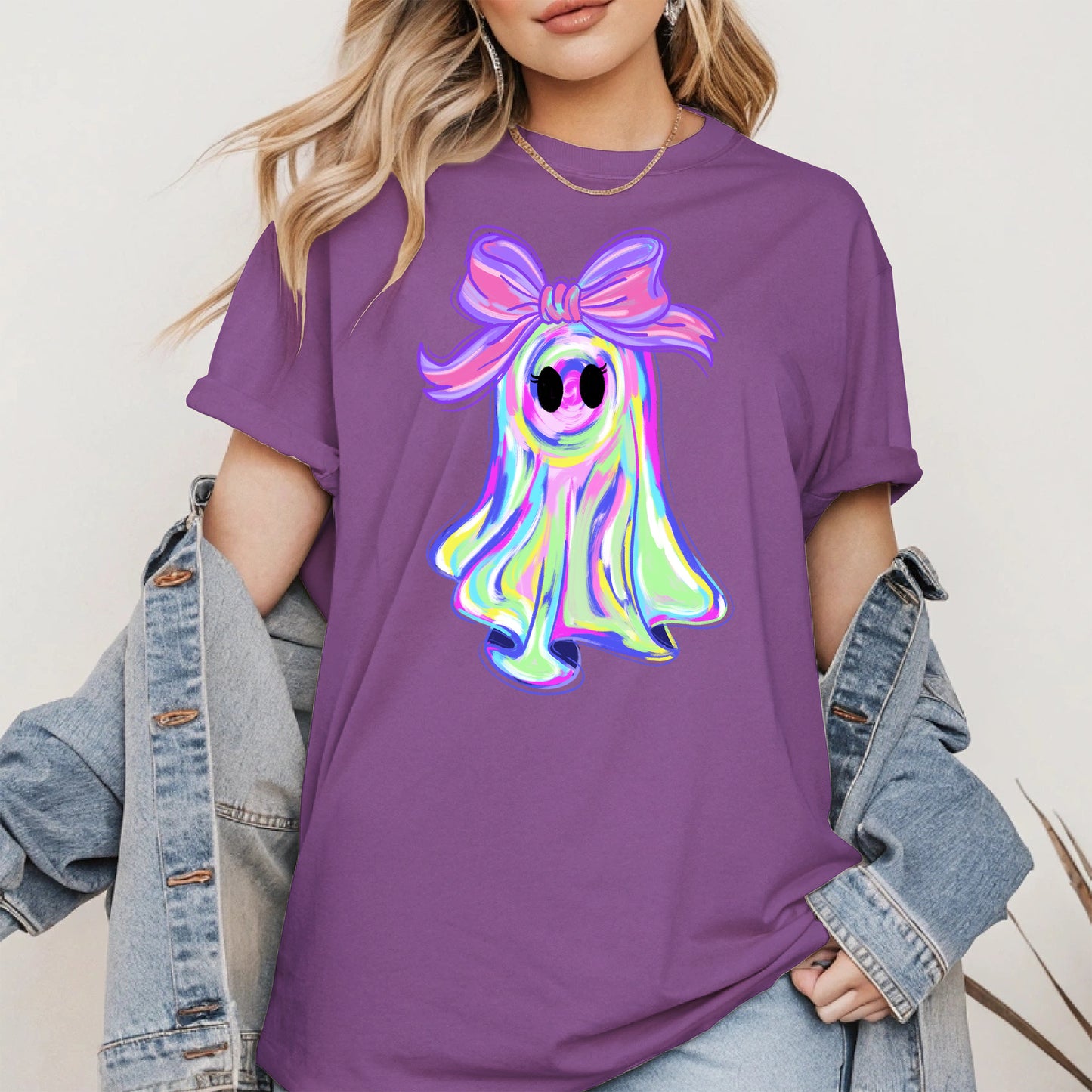 Pastel Ghost Shirt Hoodie Sweatshirt for Halloween Vibes