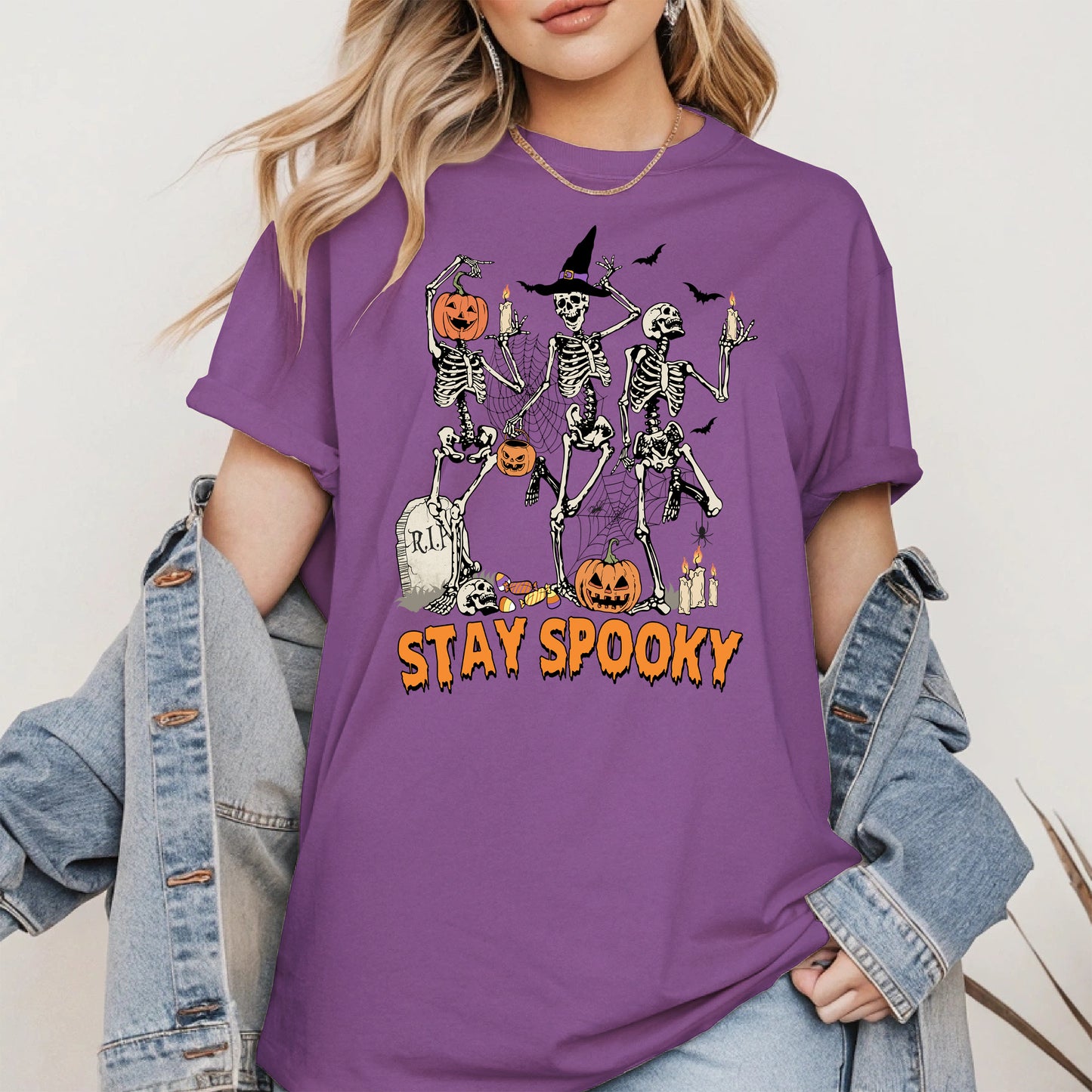 Dancing Skeleton Stay Spooky Shirt