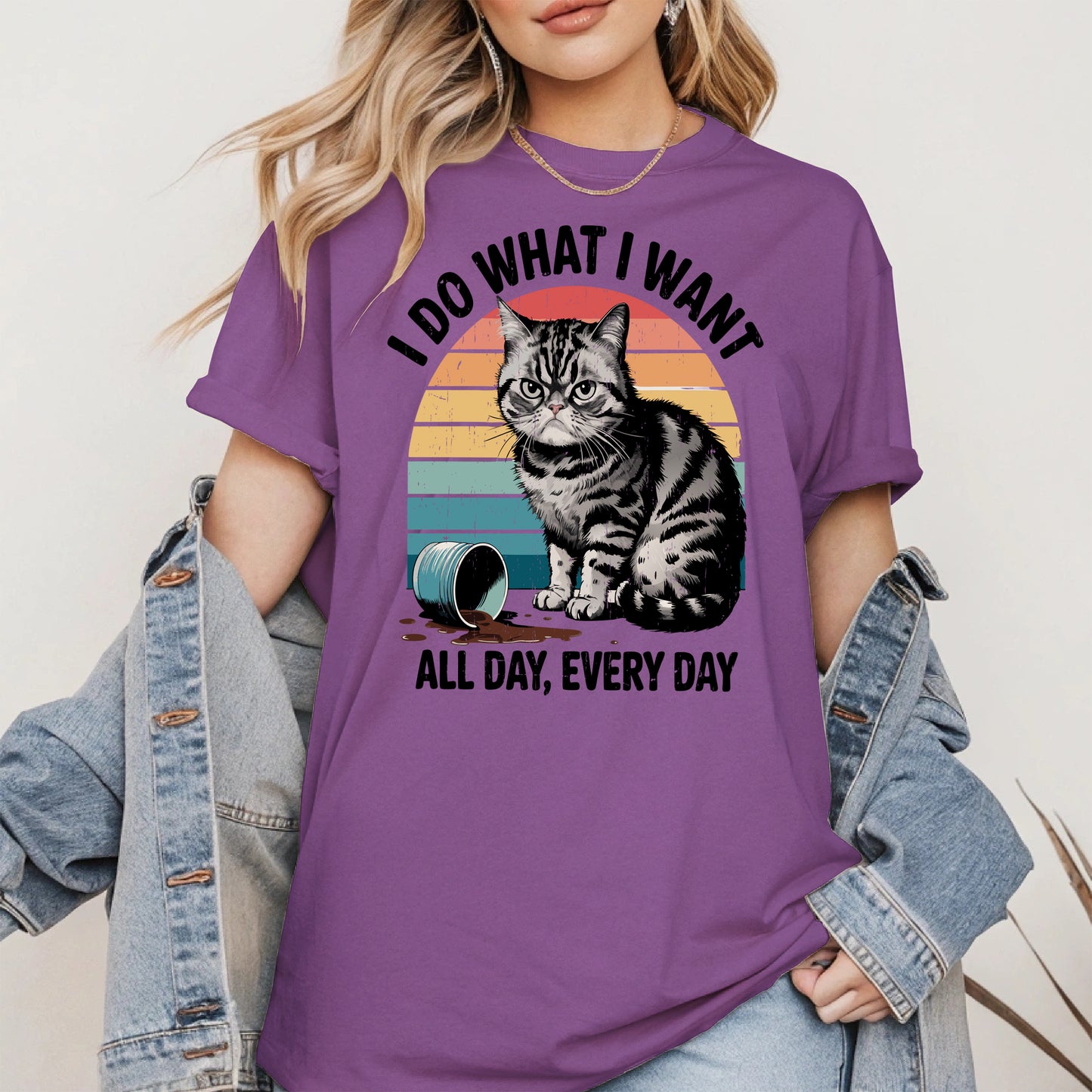 I Do What I Want Angry Cat Shirt Hoodie Sweatshirt