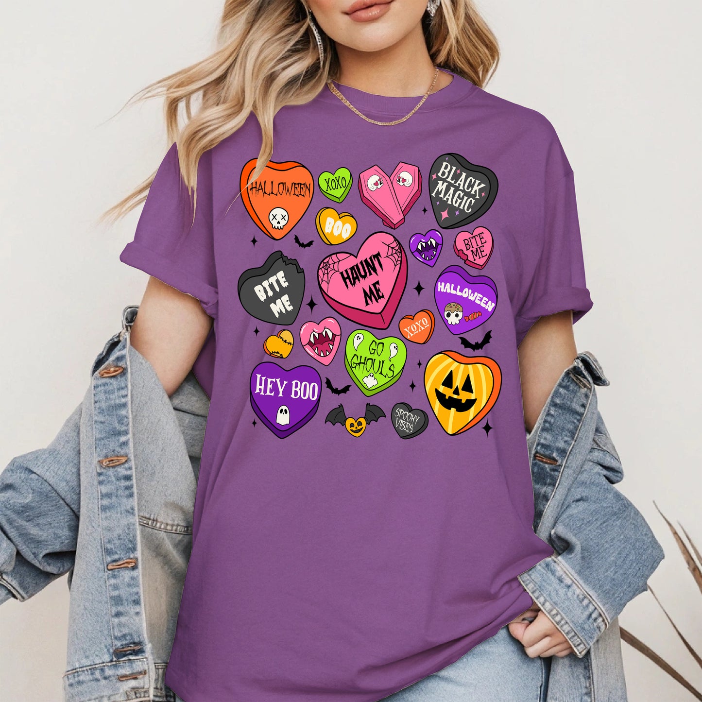 Halloween Candy Hearts Shirt
