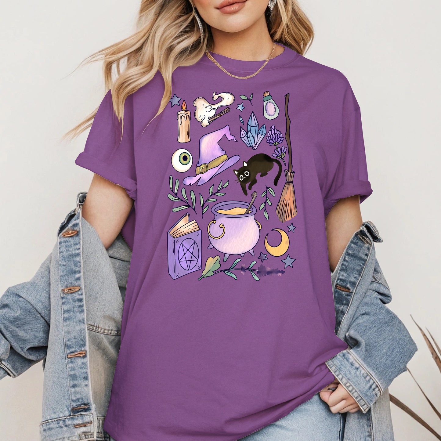 Witchy Aesthetic Halloween Shirt