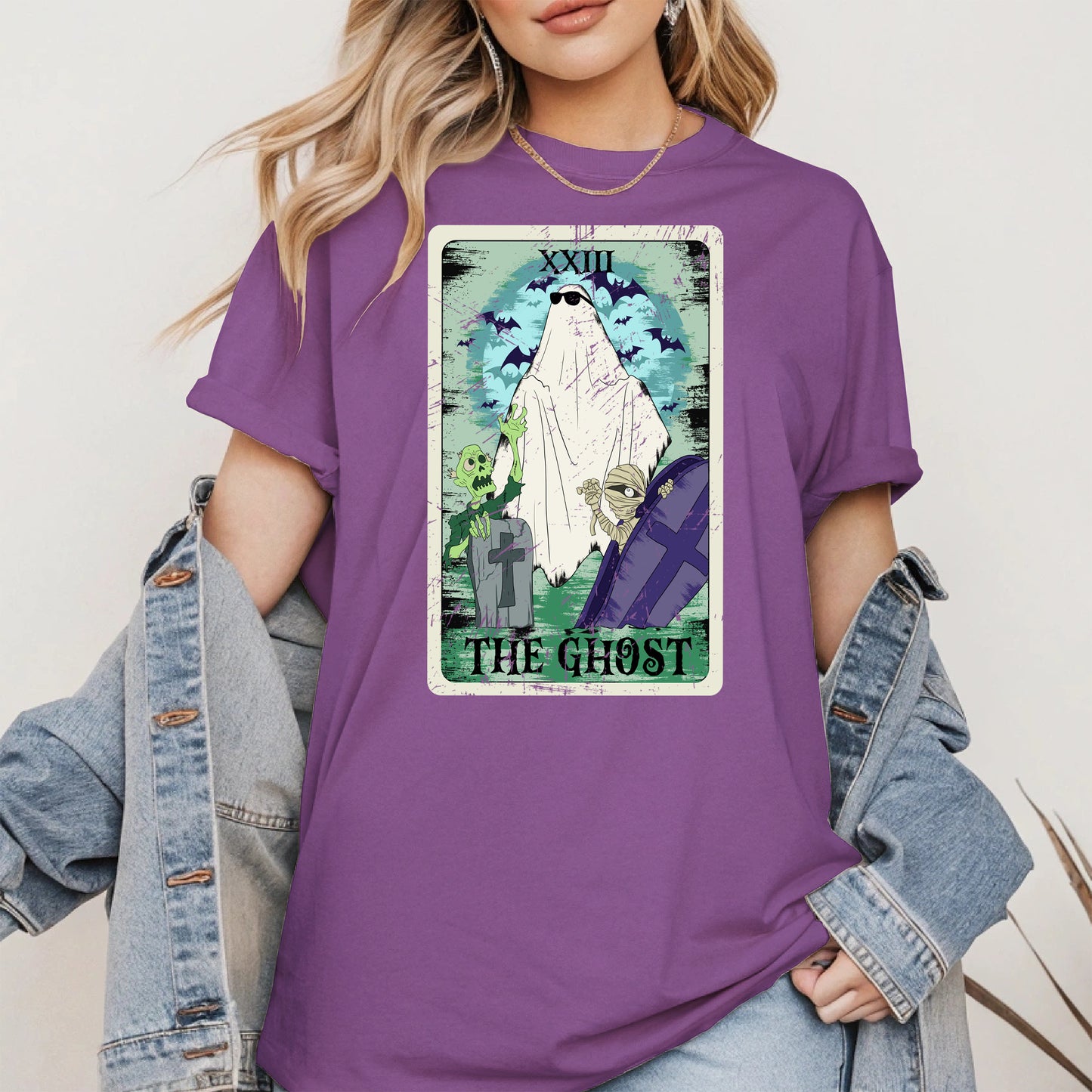 The Ghost Tarot Halloween Shirt