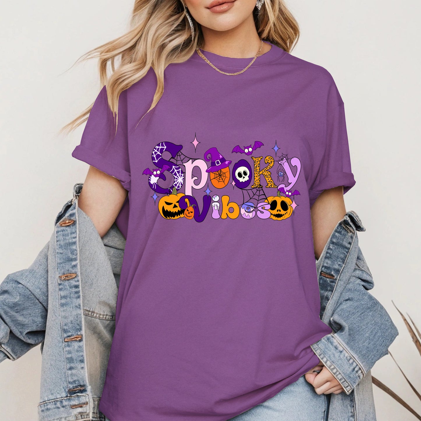 Spooky Vibes Halloween Sweatshirt