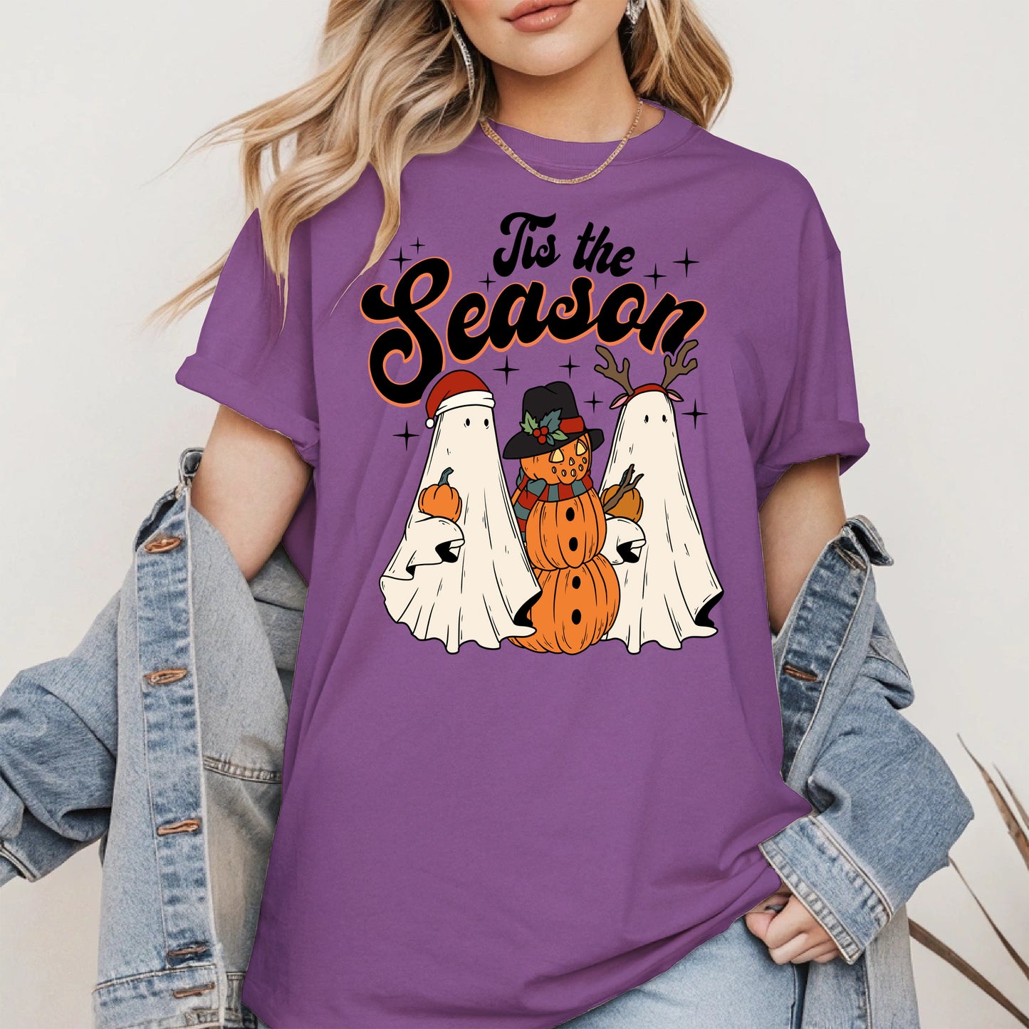 Ghost Pumpkin Season Shirt Halloween