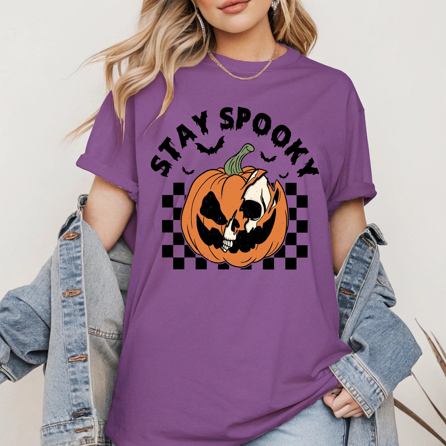 Creepy Skull Pumpkin Halloween Shirt