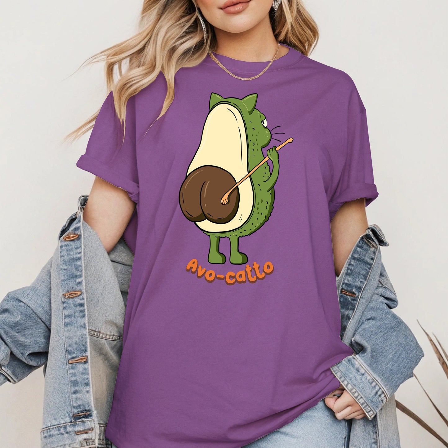 Avo-catto Shirt Hoodie Sweatshirt