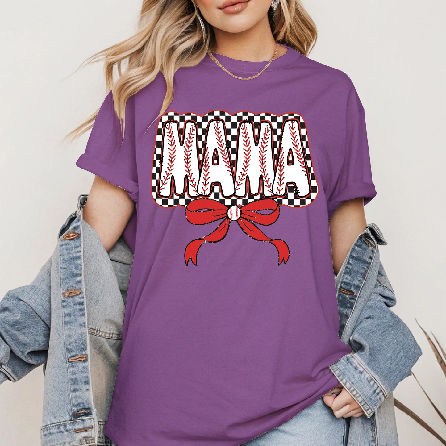 Baseball Mama Shirt Sport Tee Hoodie Sweatshirt Gift for Baseball Moms